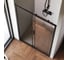 Душевая дверь AM.P Gem Solo 110x195, стекло прозрачное, профиль черный матовый W90G-110-1-195BT 4
