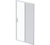 Душевая дверь AM.P Gem Solo 110x195, стекло тонированное, профиль матовый хром W90G-110-1-195MG