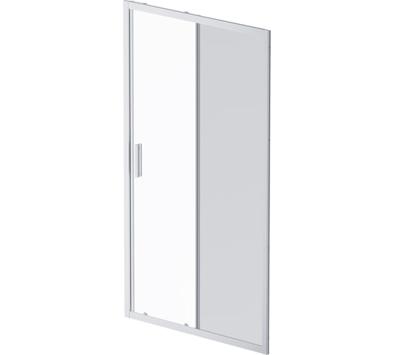 Душевая дверь AM.P Gem Solo 110x195, стекло тонированное, профиль матовый хром W90G-110-1-195MG