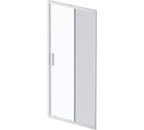 Душевая дверь AM.P Gem Solo 100x195, стекло тонированное, профиль матовый хром W90G-100-1-195MG