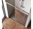 Душевая дверь AM.P Gem Solo 140x195, стекло прозрачное, профиль матовый хром W90G-140-1-195MT 4
