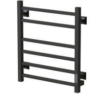 Полотенцесушитель MIXLINE FORTUNE 60х50, таймер, 323 Вт, 6 перекладин, электрический, графит 557655