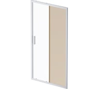 Душевая дверь AM.PM Gem Solo 110x195, стекло бронзовое, профиль матовый хром W90G-110-1-195MBr