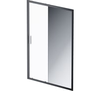 Душевая дверь AM.PM Gem Solo 150x195, стекло зеркальное, профиль черный матовый W90G-150-1-195BMir