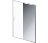 Душевая дверь AM.PM Gem Solo 150x195, стекло зеркальное, профиль матовый хром W90G-150-1-195MMir