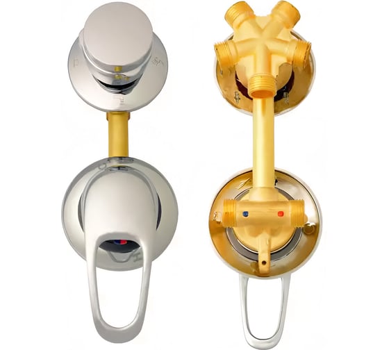 Смеситель ООО ПКФ Сварком 5-ти режимный, 100мм, в сборе на резьбе 1шт СанТех s035647 1