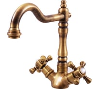 Смеситель для биде RavSlezak MORAVA RETRO с донным клапаном пластик MK721.5/8SM