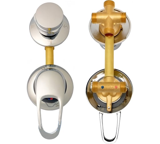 Смеситель ООО ПКФ Сварком 4-х режимный, 120 мм, в сборе, на резьбе, 1шт СанТех s035595 1