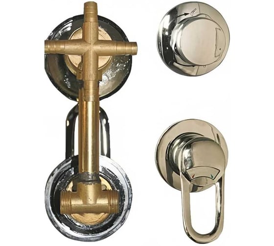 Смеситель ООО ПКФ Сварком 3-х режимный, 120 мм, в сборе, под хомут, 1шт СанТех s033943 1