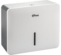 Диспенсер GFmark для бумажного полотенца Z сложения, с ключом, из АБС пластика, цвет БЕЛЫЙ. 9161