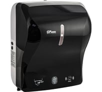 Диспенсер GFmark для бумажного полотенца, РУЛОННЫЙ, пластиковый, черный, с глазком, с ключом, сенсорный 9174
