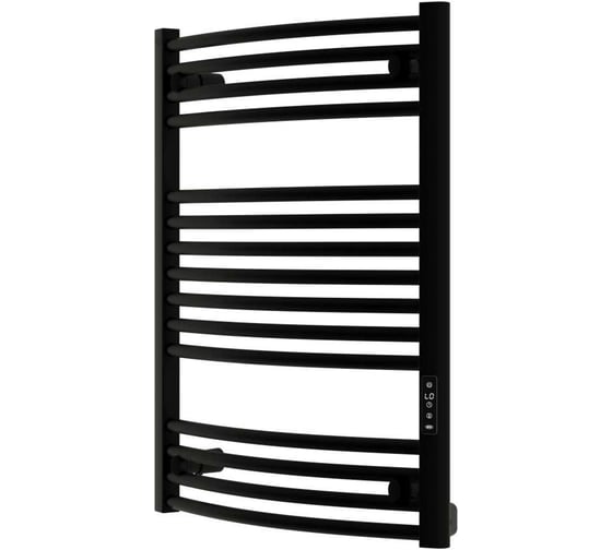 Полотенцесушитель бытовой электрический RIFAR D-BEND цвет Чёрный янтарь матовый, мощность 160 Вт DB-080-50-BM 1