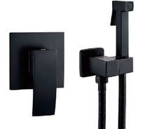 Смеситель для биде ALOUTE скрытый монтаж, матовый черный A1125H