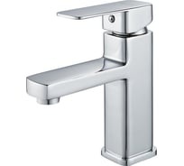 Смеситель для умывальника ALOUTE Тюльпан с коротким изливом, хром, крепление на гайке A1001