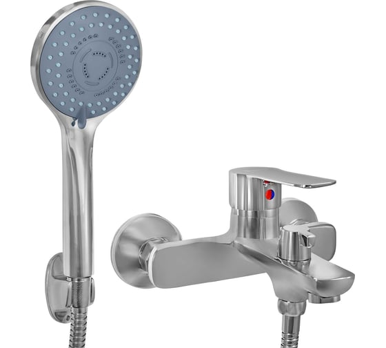 Смеситель для ванны Juguni одноручный литой излив 16,5 см, керамический дивертор, карт. 35 мм 0402.187 1