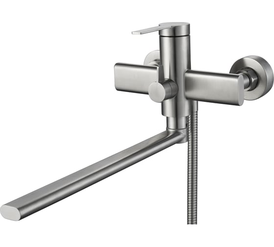 Смеситель для ванны OUTE с длинным изливом 35 см, цвет хром, материал нержавеющая сталь T40763 1