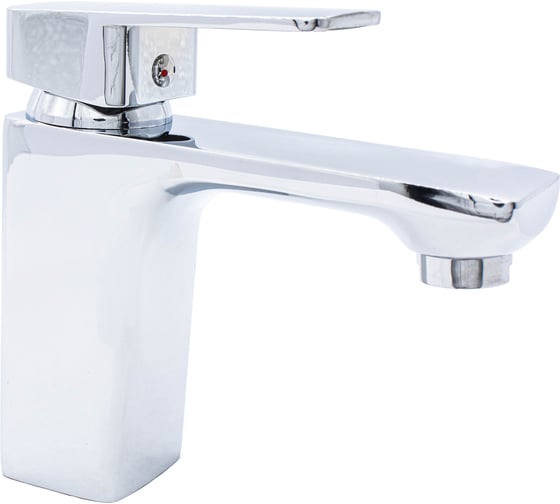 Смеситель для умывальника DORON DL 2330-N, шаровый, хром, излив короткий, п/г (1/10) 011957 1