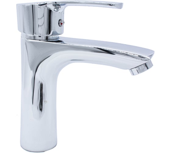 Смеситель для умывальника Damento ANCORA LA03.01, шаровый, хром, излив короткий, п/г (1/10) 000229 1