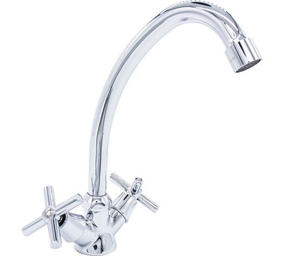 Смеситель для кухни Damento NORMA CU17.01, 1/2 керамика, хром, излив 335 мм, п/г (1/10) 000152 1