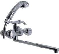 Смеситель для ванны Damento BELLA BA11.30, 1/2 керамика, хром, излив 300 мм, лейка 3 режима (1/10) 000235