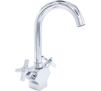 Смеситель для умывальника Damento TORRE LA15.01, 1/2 керамика, хром, излив высокий, п/г (1/10) 016332