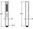 Ручной душ JACOB DELAFON Shift+ 00000079016 E21336-CP 3