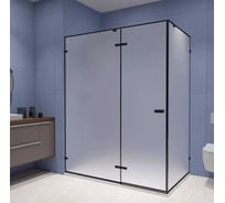 Душевой уголок RGW 140x100x200 SV-040 Прямоугольный/Чёрный/Матовое/8 мм 353204040-24