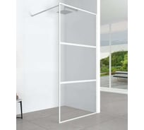 Душевая перегородка Aquanet SW-800WT 80х200см, суппорт, стекло 6 мм,  прозрачный, профиль белый крашенный (352343) 00352343