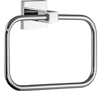Держатель для полотенца Gfmark кольцо прямоугольный, на квадратном основании, цвет хром 84147
