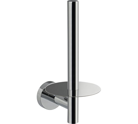 Держатель для туалетной бумаги и бумажного полотенца GFmark на круглом основании, вертикальный, цвет хром 79008 1