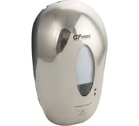 Сенсорный дозатор для жидкого мыла GFmark модель КОКОН с окошком, пластик АБС, ХРОМ, с датчиком объёма жидкости и уровня заряда батарей, 1000 мл 720