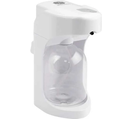 Сенсорный настольный дозатор для жидкого мыла GFmark пластик АБС, белый, 500 мл, питание 4АА 711 1