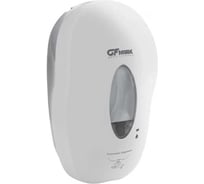 Сенсорный настольный дозатор для жидкого мыла GFmark модель КОКОН с окошком, пластик АБС, белый, с датчиком объёма жидкости и уровня заряда батарей, 1000 мл 721