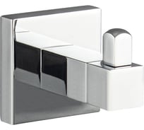 Крючок одинарный GFmark на квадратном основании, цвет хром 84114