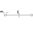 Настенный полотенцедержатель Duravit Starck T 60 см., цвет - чёрный матовый 0099424600 00000070804 3