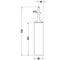Напольный ёршик Duravit Starck T цвет - чёрный матовый 0099454600 00000070807 2