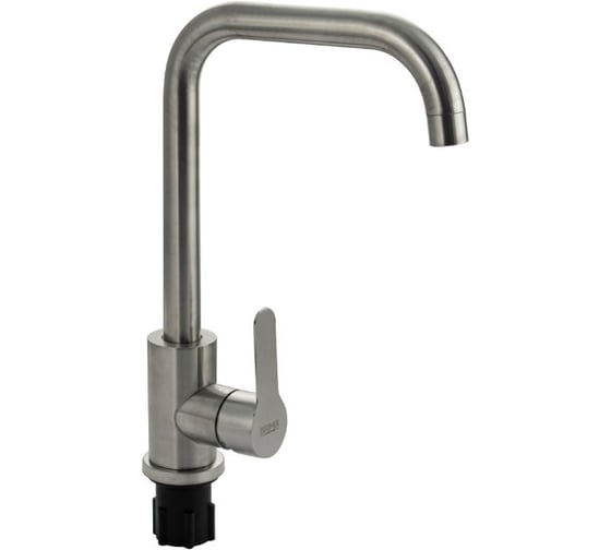 Смеситель для кухни BRIMIX шаровый, из нержавеющей стали марки 304, Г- образный излив, цвет сатин 9304 1