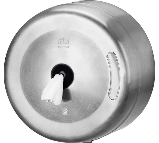 Диспенсер для туалетной бумаги в больших рулонах TORK SmartOne Т8, металл 294030/472054 22580