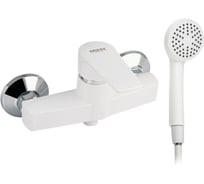 Смеситель в душ шаровый BRIMIX из высокопрочного пластика АБС, БЕЛЫЙ 5944