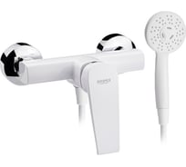 Смеситель в душ шаровый BRIMIX из высокопрочного АБС пластика, ПРЕМИУМ, цвет БЕЛЫЙ 5935