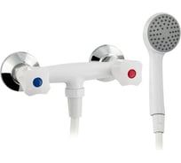 Смеситель в душ BRIMIX металлокерамика, из высокопрочного пластика АБС - БЕЛЫЙ 4403