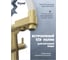 Смеситель для кухни Teymi корпус золото матовый излив белый Solli T10273 ЦБ-00285227 4