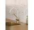 Смеситель для кухни Teymi корпус золото матовый излив белый Solli T10273 ЦБ-00285227 9