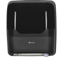 Диспенсер для бумажных полотенец Merida в рулонах, автоматик HARMONY пластиковый, механический, черный CHC301