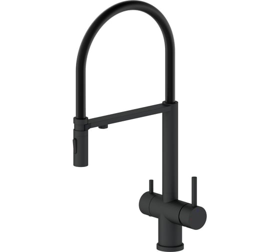 Смеситель для кухни с гибким изливом Gerhans K14390B-2 1