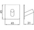 Крючки набор Ledeme 4 шт L216-4 2