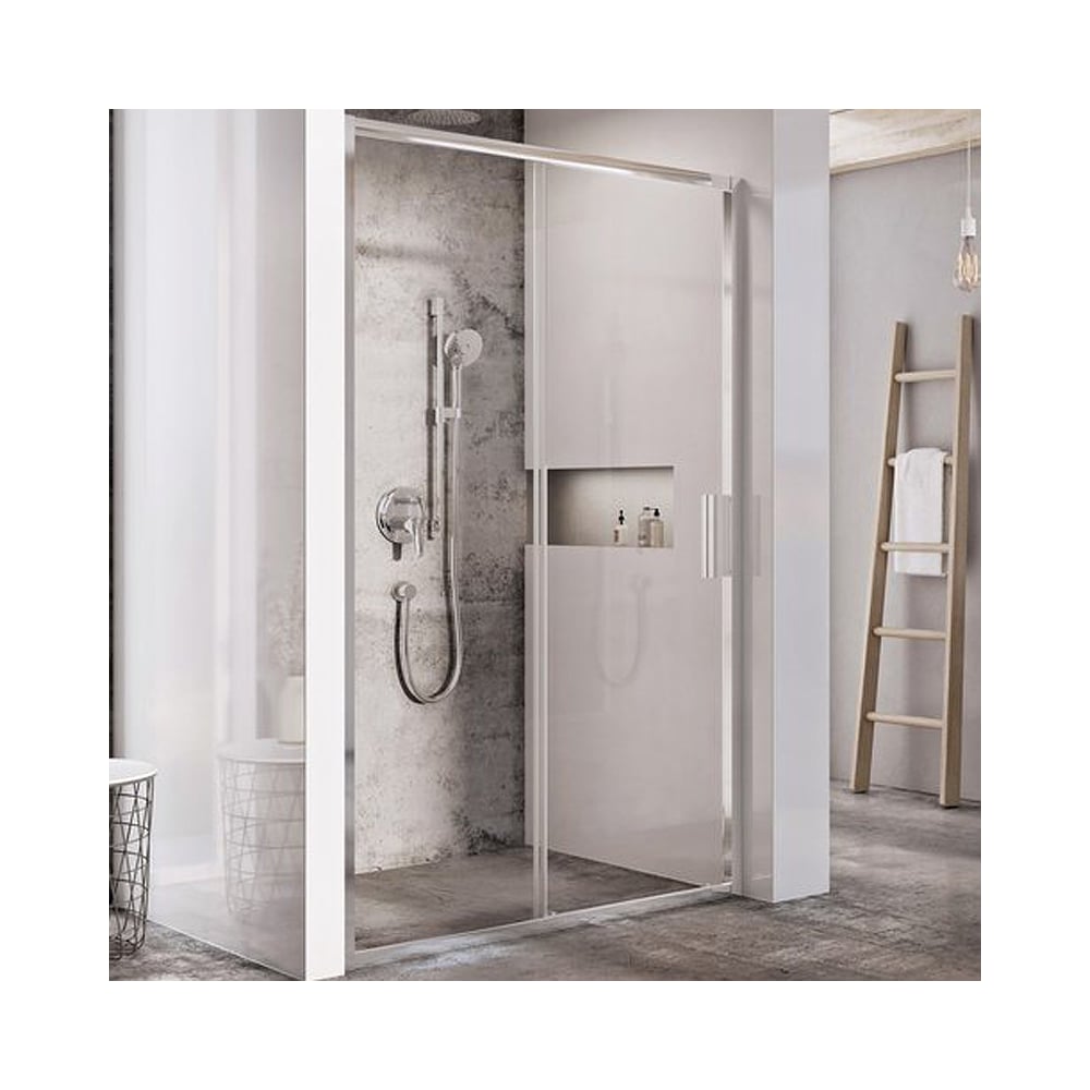 Душевая дверь Ravak Blix Slim BLSDP2-110 блестящий+Transparent ...