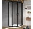 Душевой уголок Ravak Blix Slim BLSCP4-90 черный+Transparent X3BM70300Z1 1