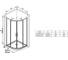 Душевой уголок Ravak Blix Slim BLSCP4-90 черный+Transparent X3BM70300Z1 3