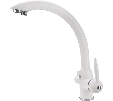 Смеситель для кухни VIGRO VG907 белый